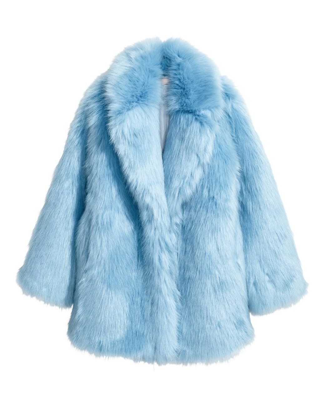Mens Blue Faux Fur Coat | vlr.eng.br