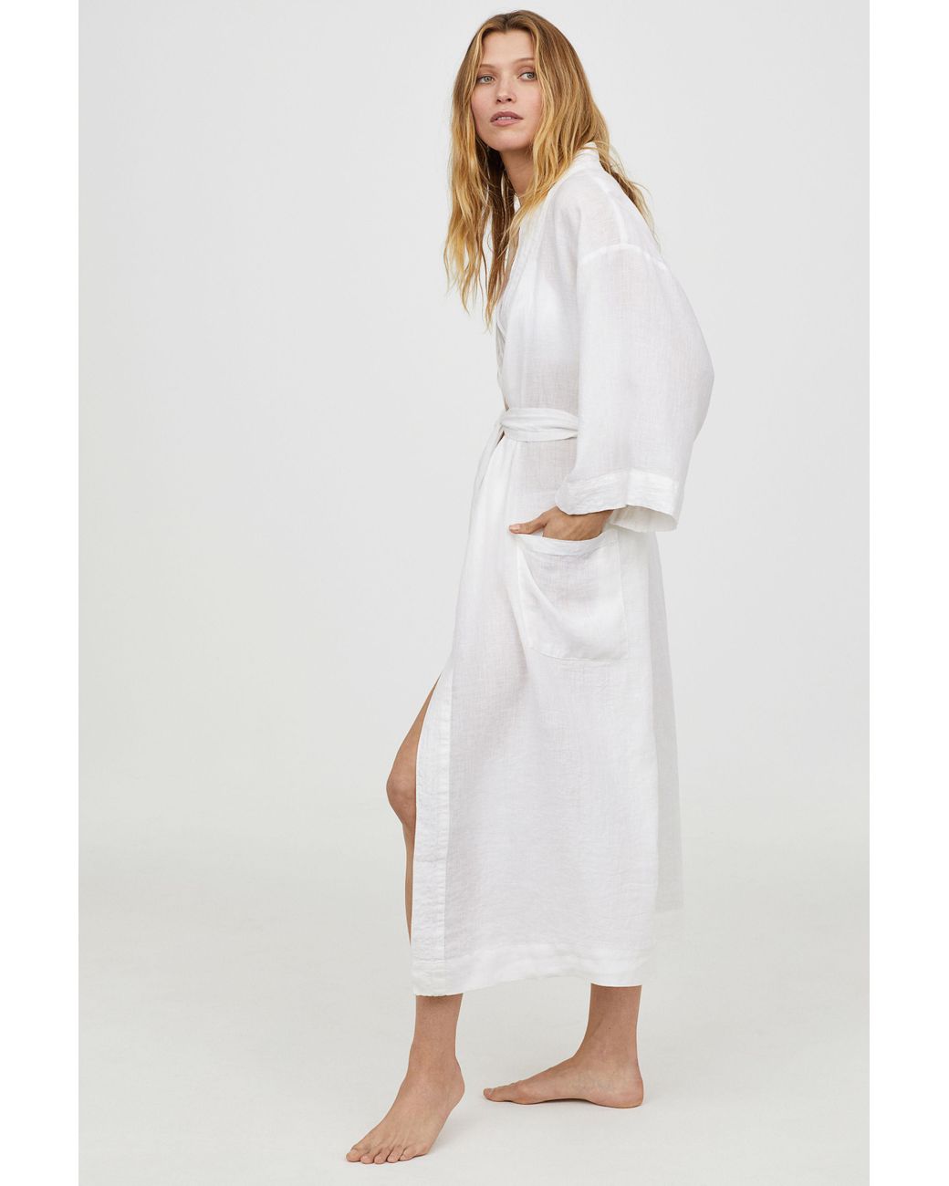 H&m Linen Robe