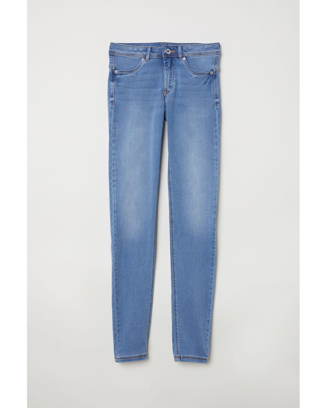 H&M Super Soft Low Jeggings in Blue | Lyst Canada