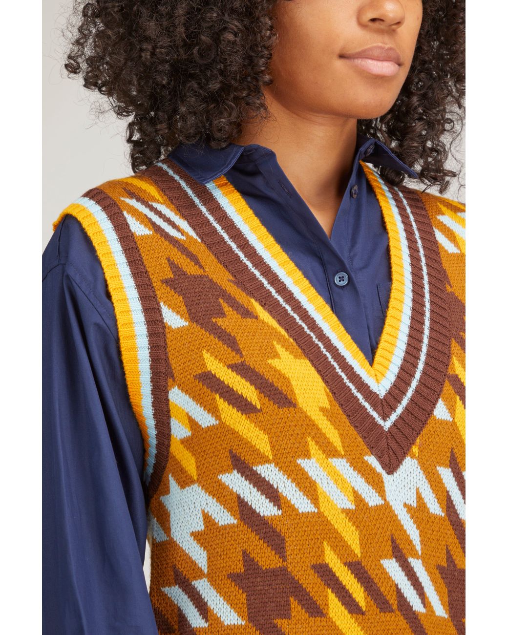 Lee Mathews Collins Knit Vest | Lyst UK