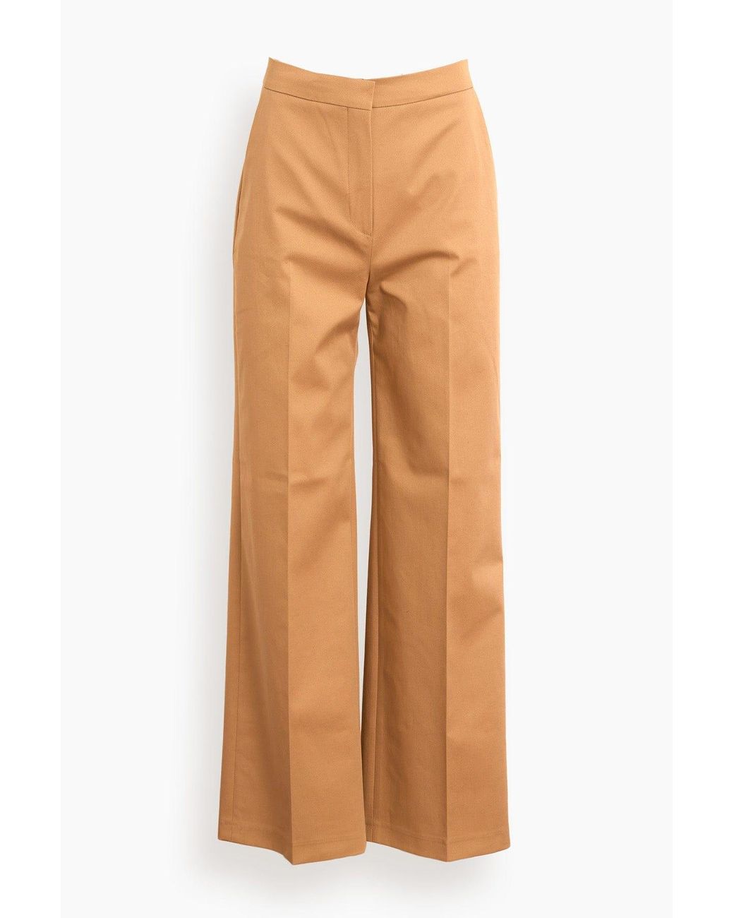 Rohe Cotton Tara Pant in Natural | Lyst