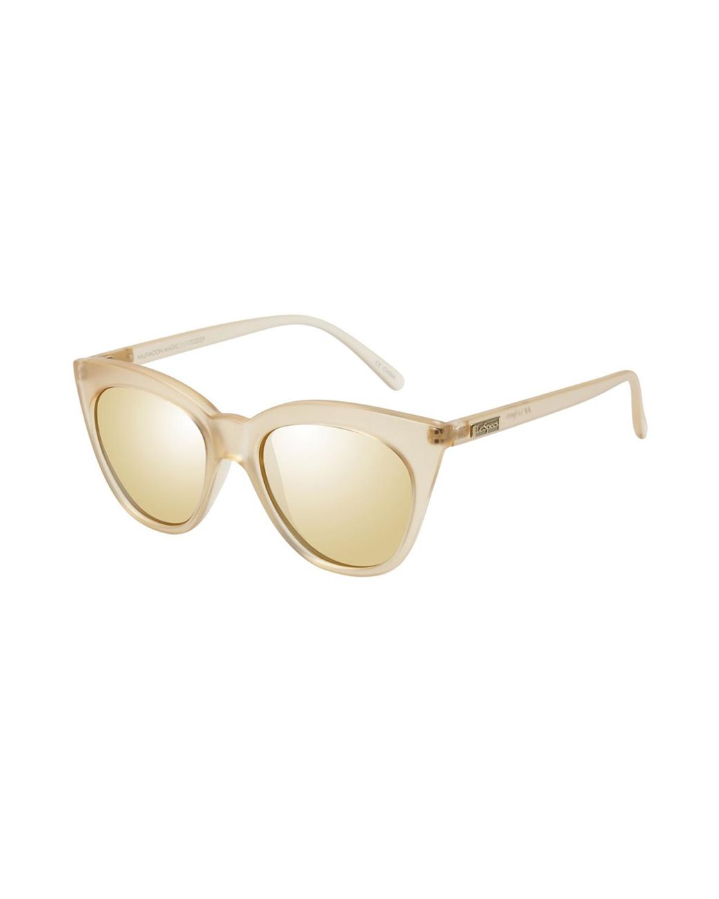 Le Specs Halfmoon Magic Sunglasses In Raw Sugar | Lyst