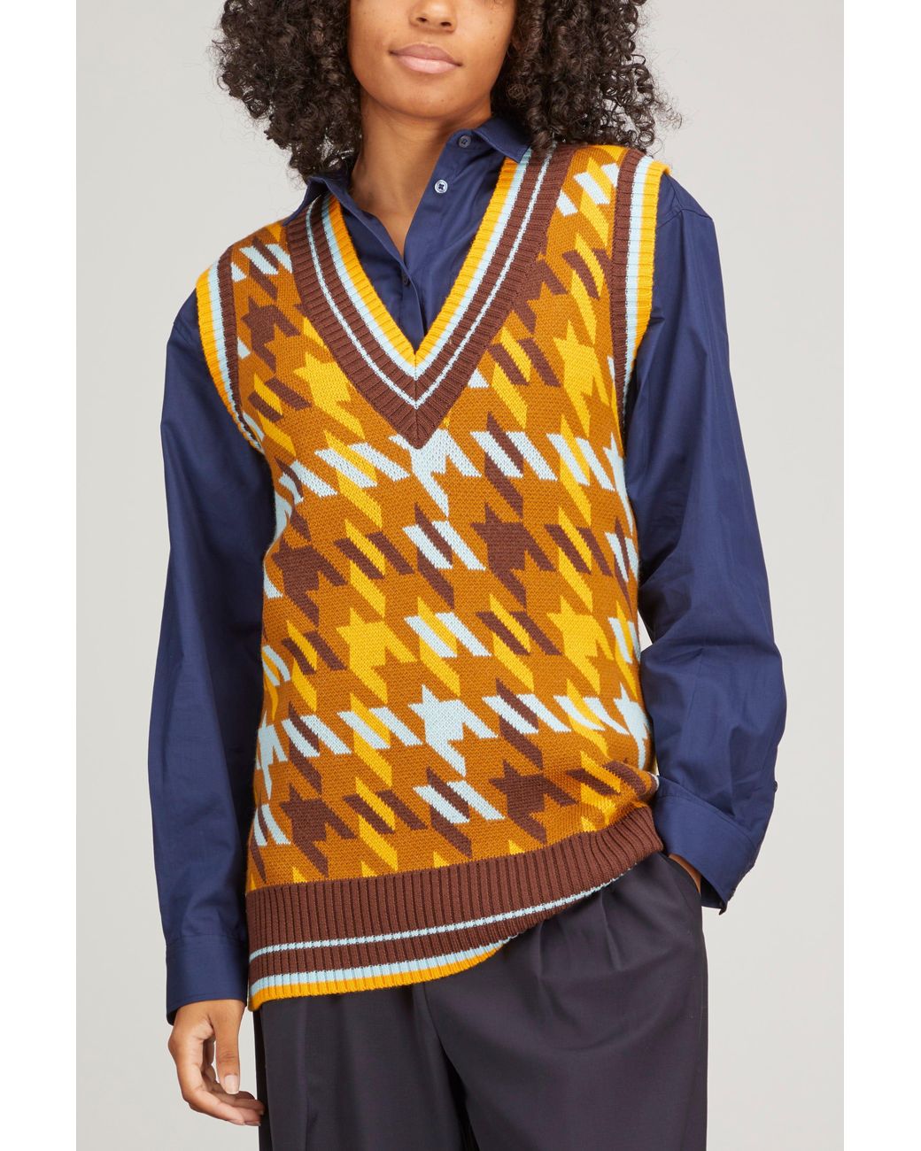 Lee Mathews Collins Knit Vest | Lyst UK