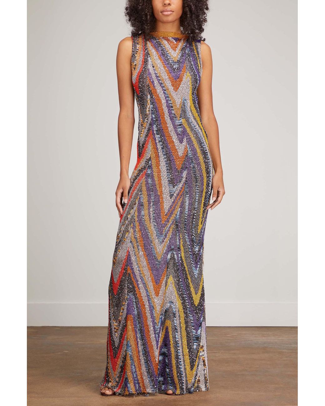 Missoni Sleeveless Long Dress | Lyst
