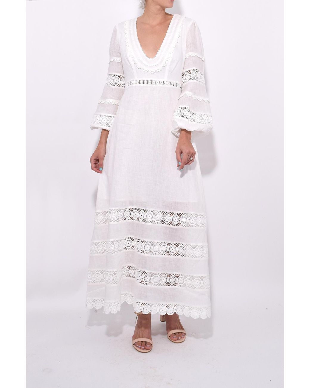 Zimmermann Linen Castile Plunge Long 