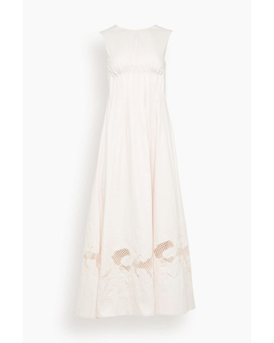 Clea Anika Embroidered Dress in White | Lyst Clea Anika Embroidered Dress in White | Lyst