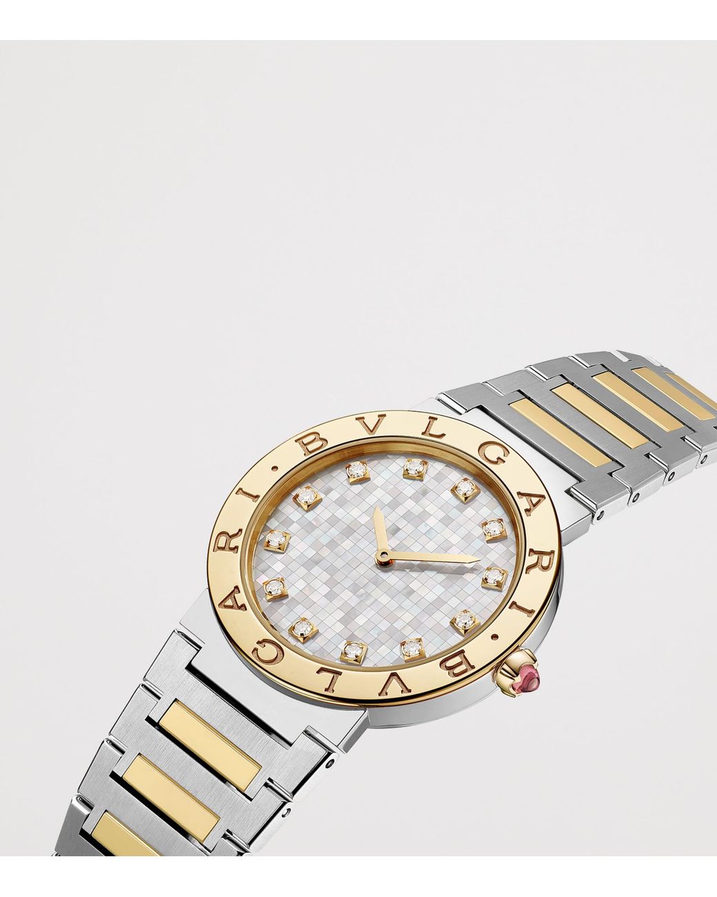 BVLGARI Metallic Stainless Steel And Watch