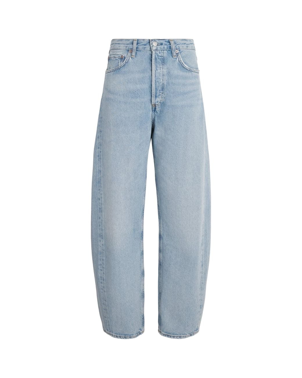 Agolde Blue Luna Pierced Tapered Jeans