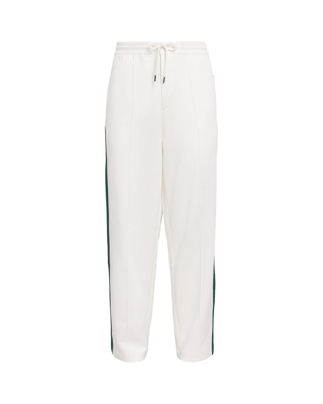 Polo Ralph Lauren White Stripe Open-Cuff Sweatpants for men