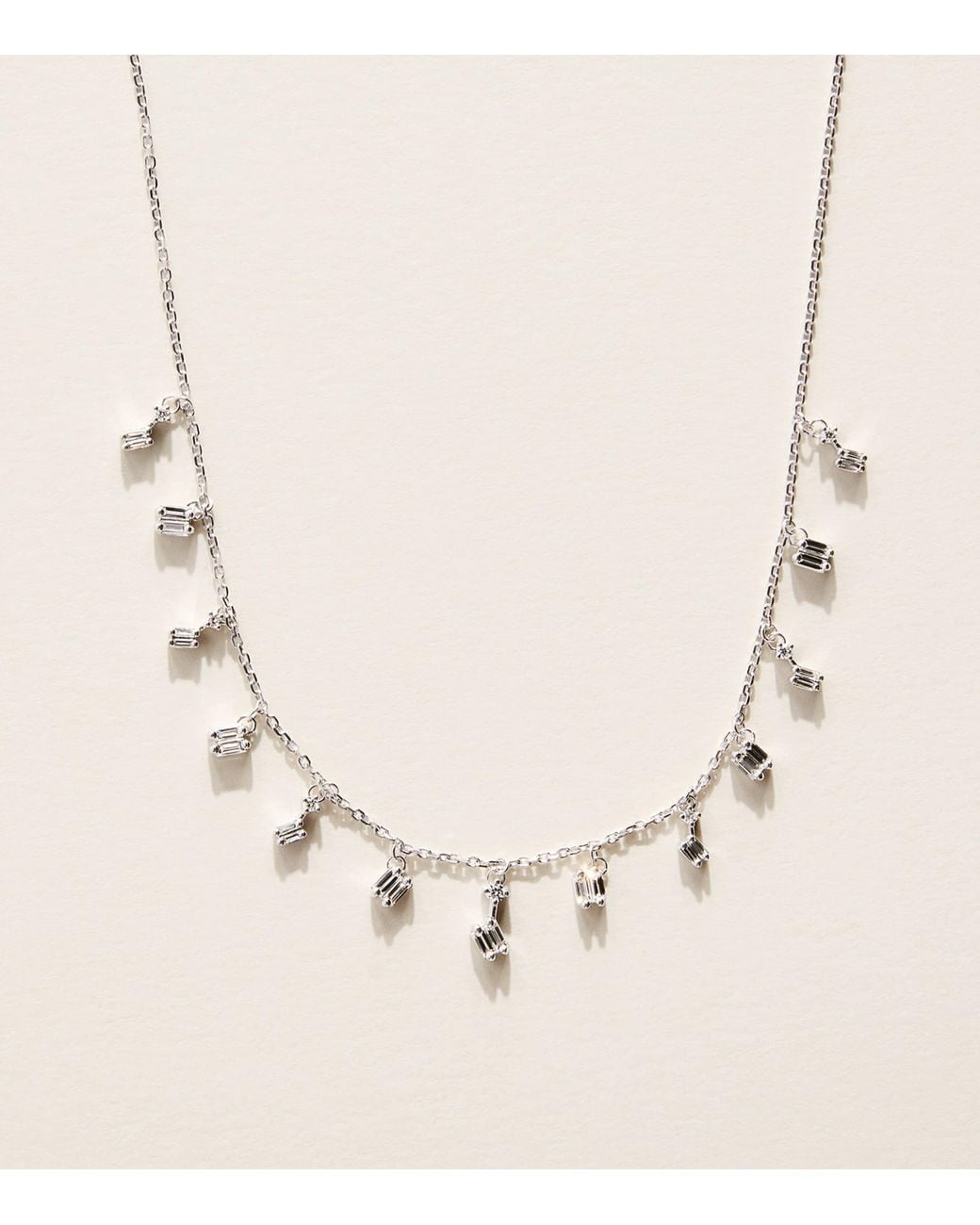 Suzanne Kalan Natural And Diamond Classic Cascade Necklace