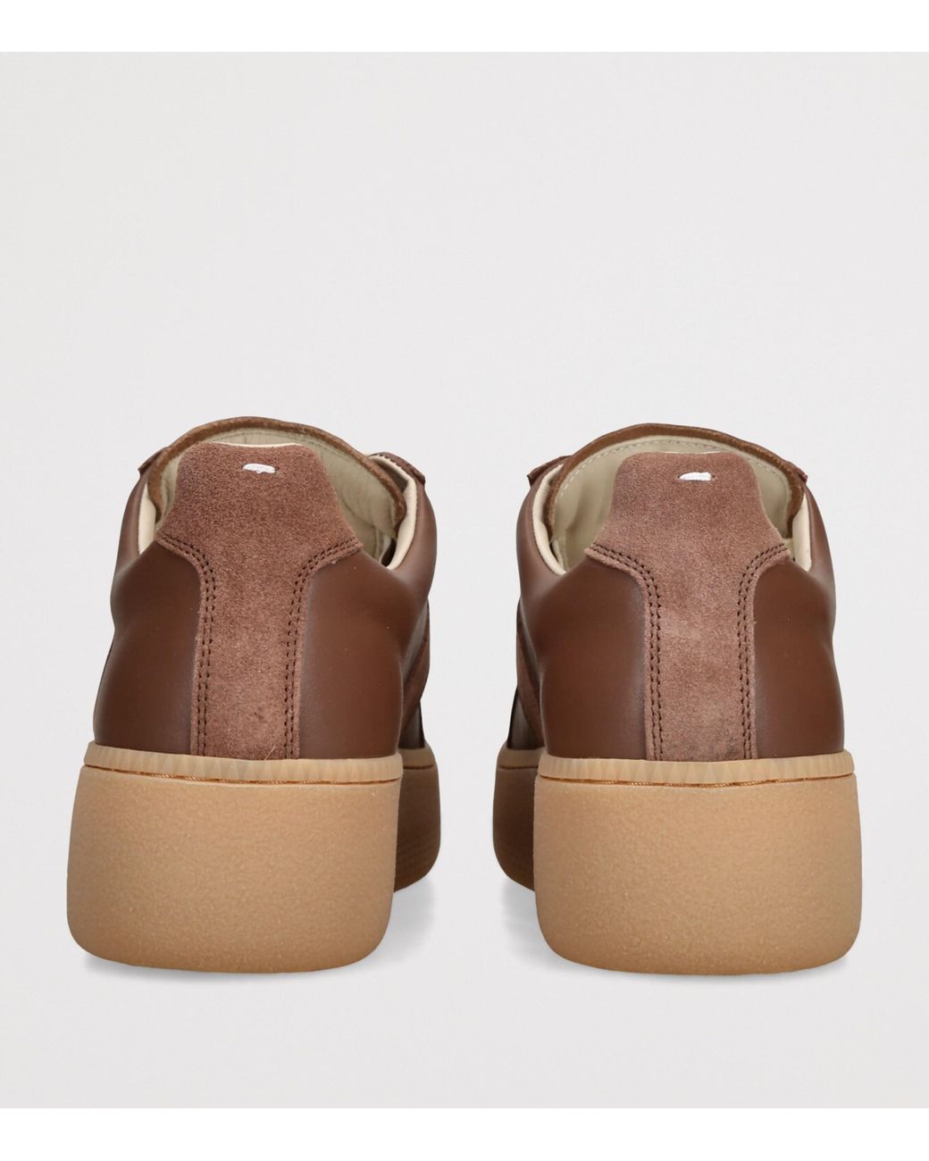 Maison Margiela Brown Leather Chunky Replica Sneakers