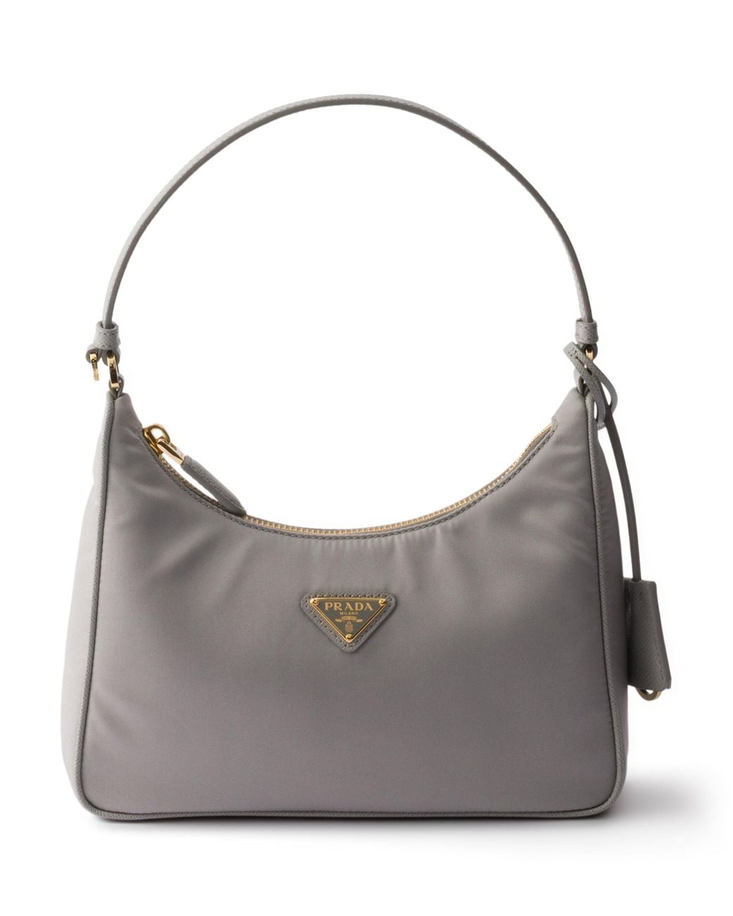 Prada Gray Re-Nylon Re-Edition 2005 Shoulder Bag