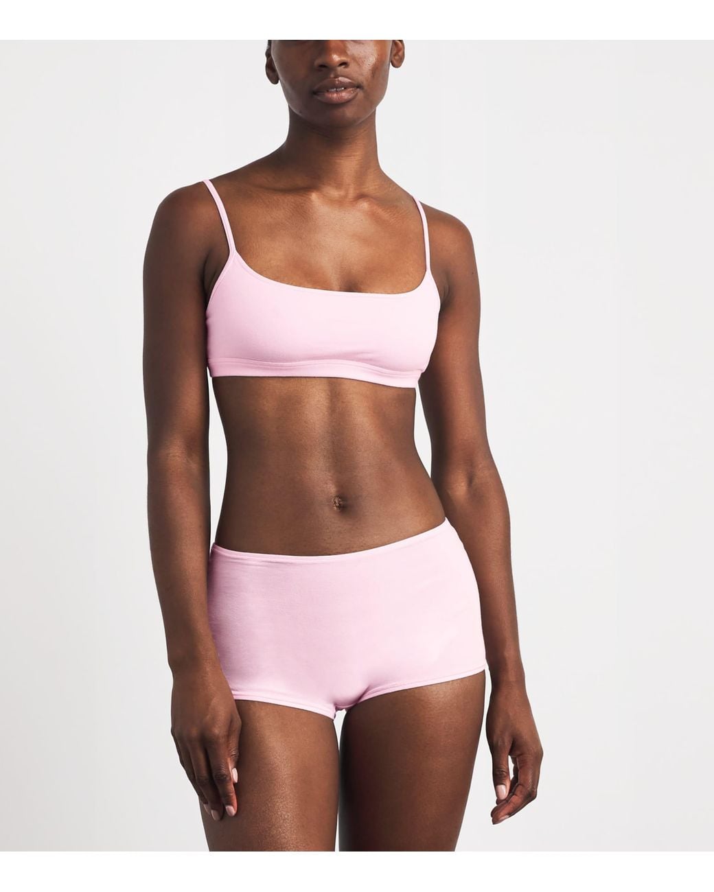Skims Pink Everyday Boyshort Briefs
