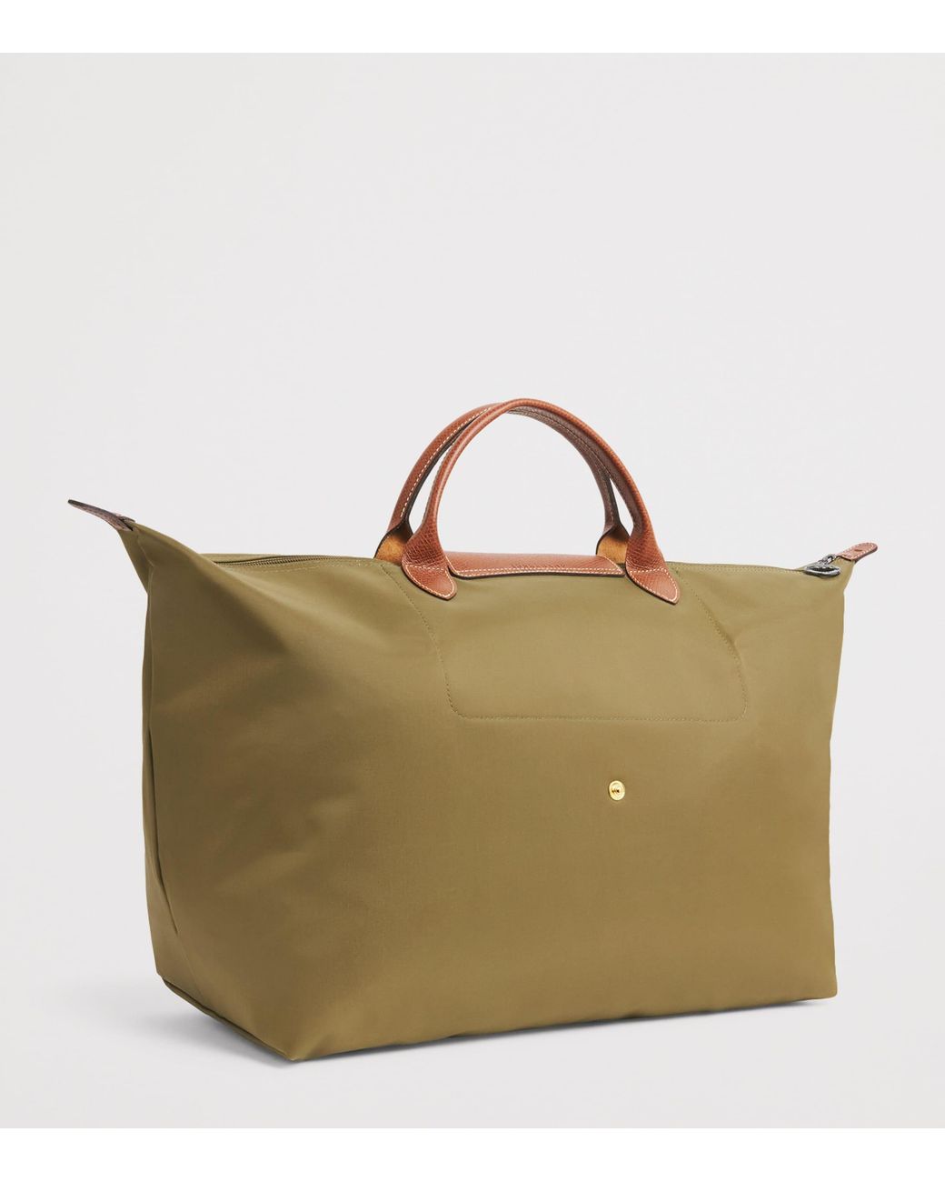 Longchamp Brown Large Le Pliage Original Travel Bag