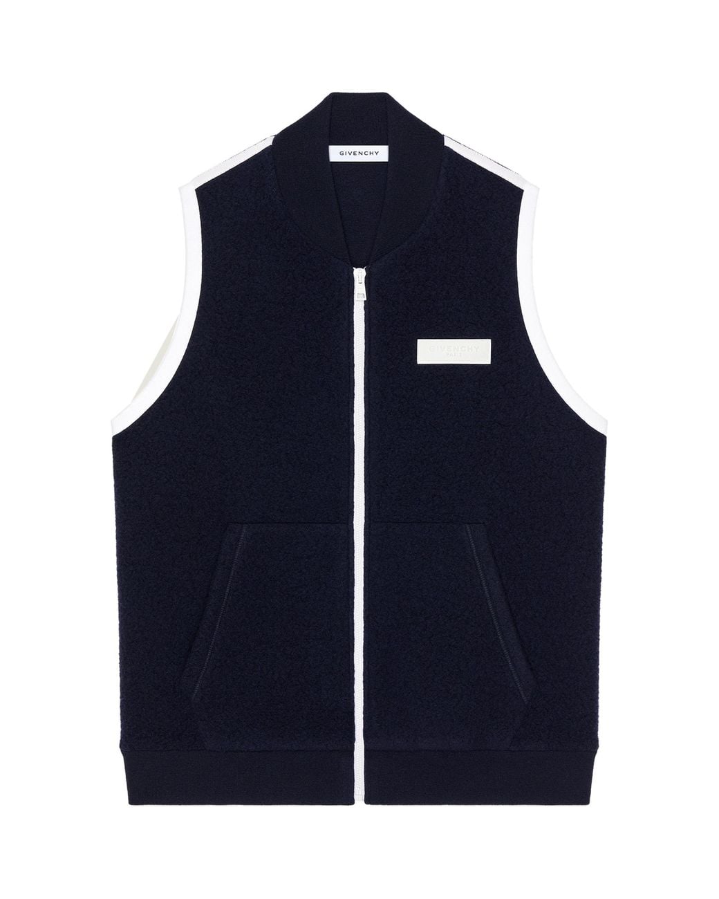 Givenchy Blue Wool Gilet for men