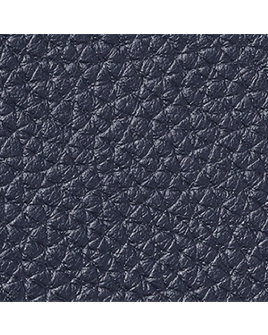 Aspinal Blue Leather Passport Cover for men