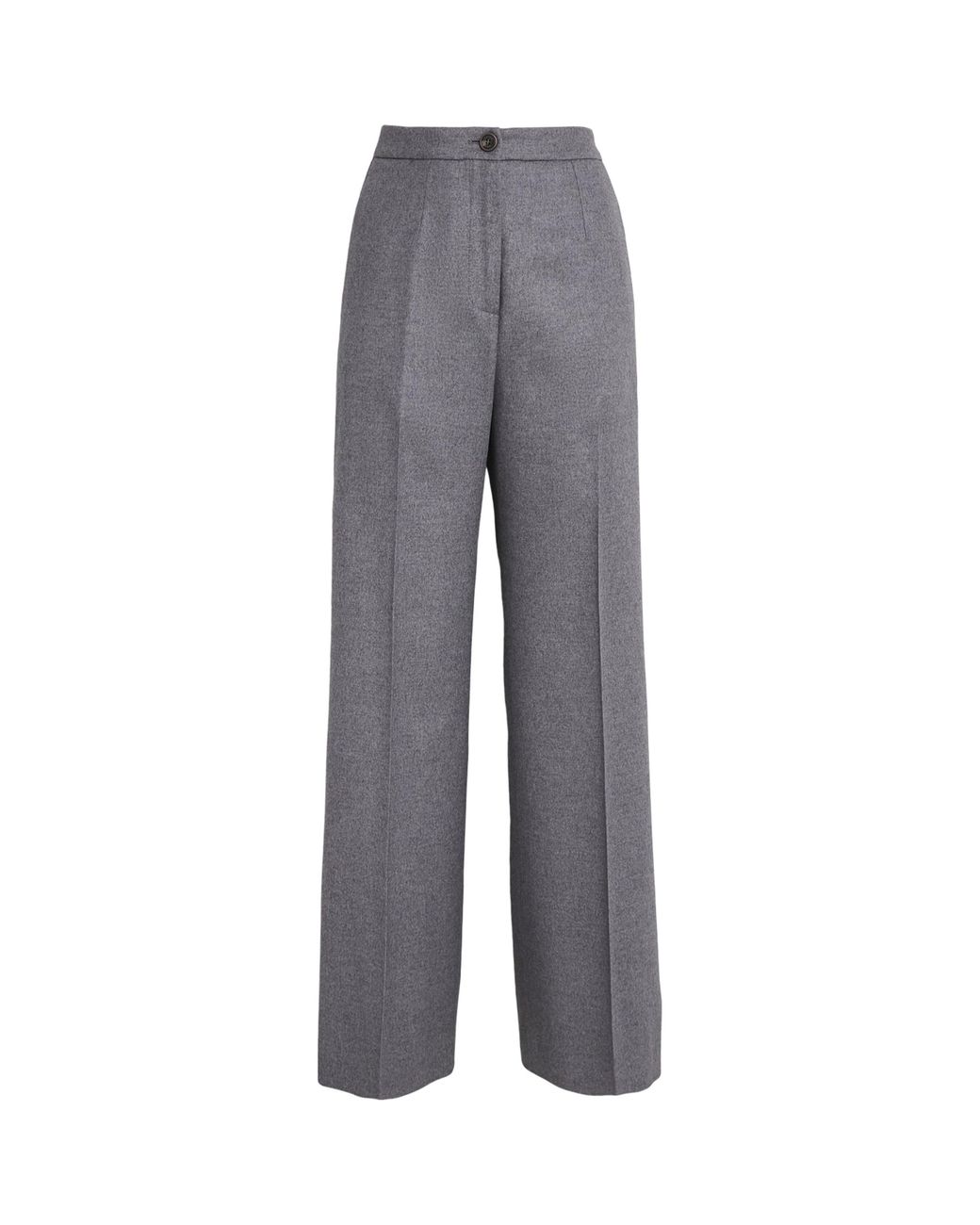 Colombo Gray Cashmere Straight Trousers
