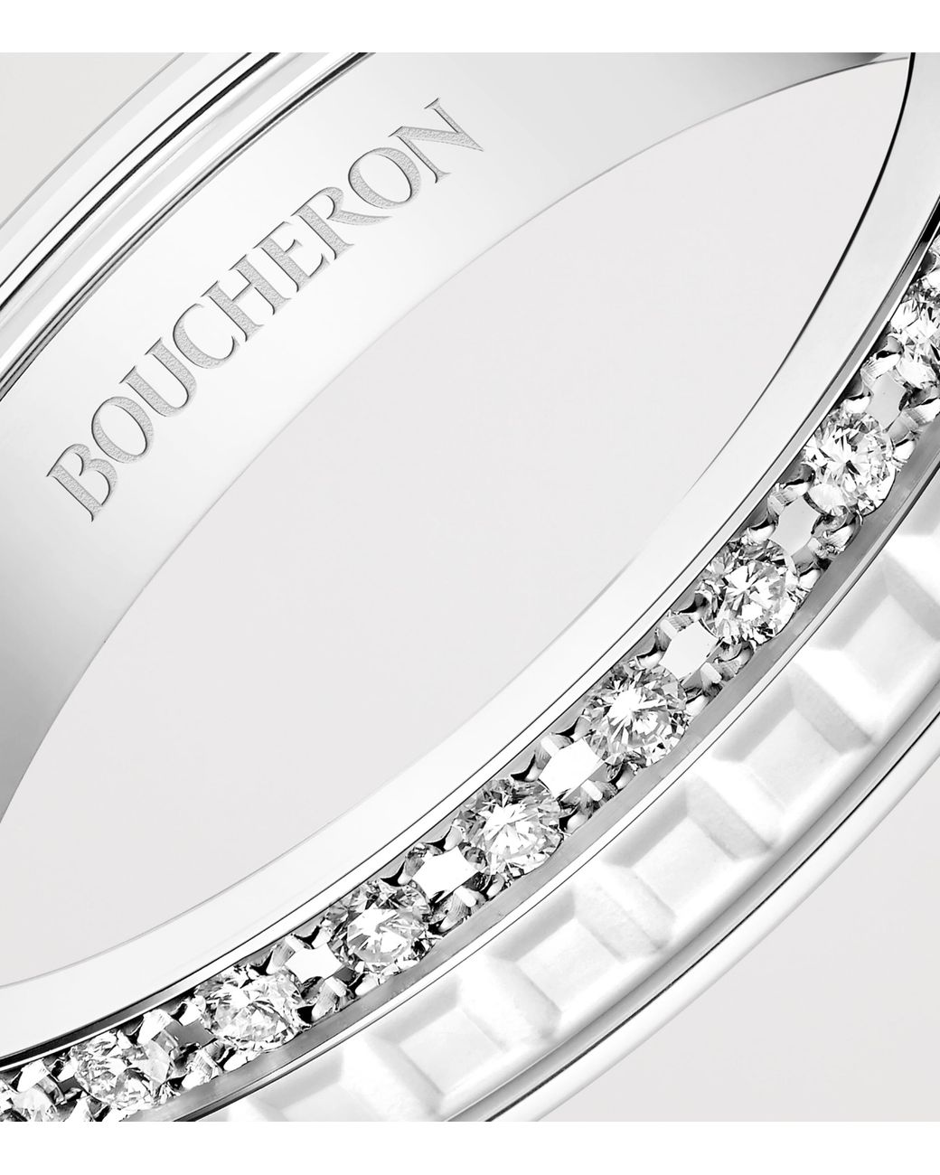 Boucheron Metallic And Diamond Quatre Double Edition Wedding Band