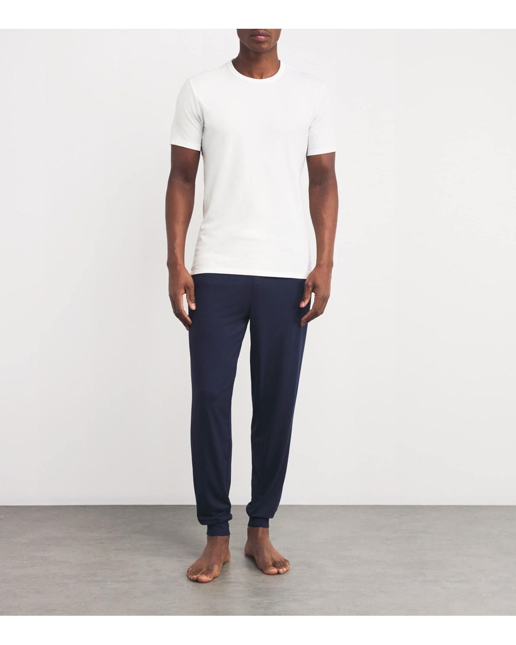 Calvin Klein White Stretch-Cotton T-Shirts for men