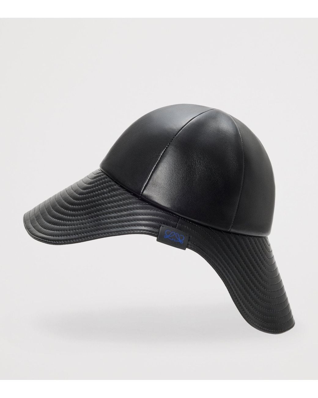 Loewe Black Leather Hiker Hat