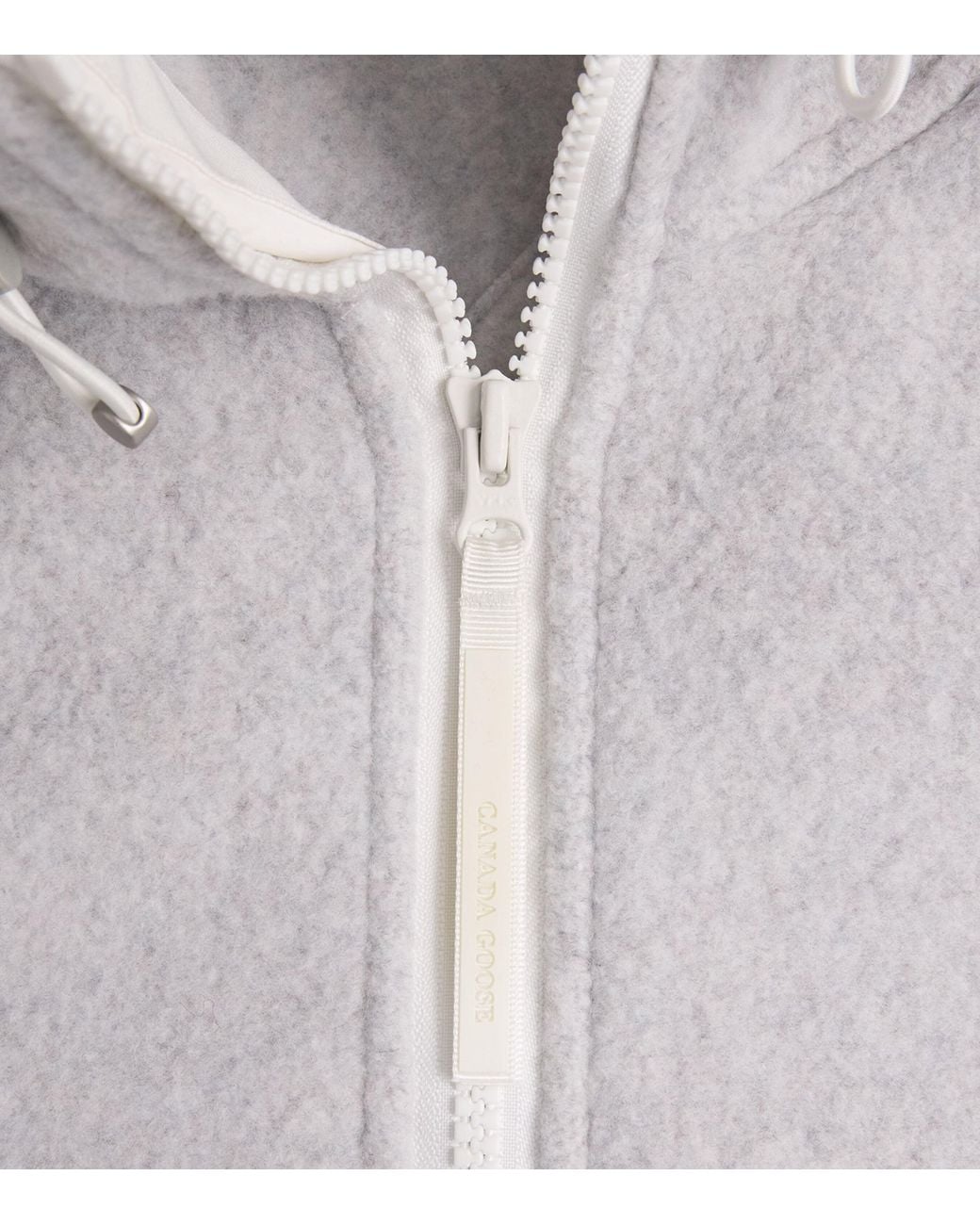 Canada Goose Gray Wool-Blend Chilliwack Zip-Up Hoodie for men