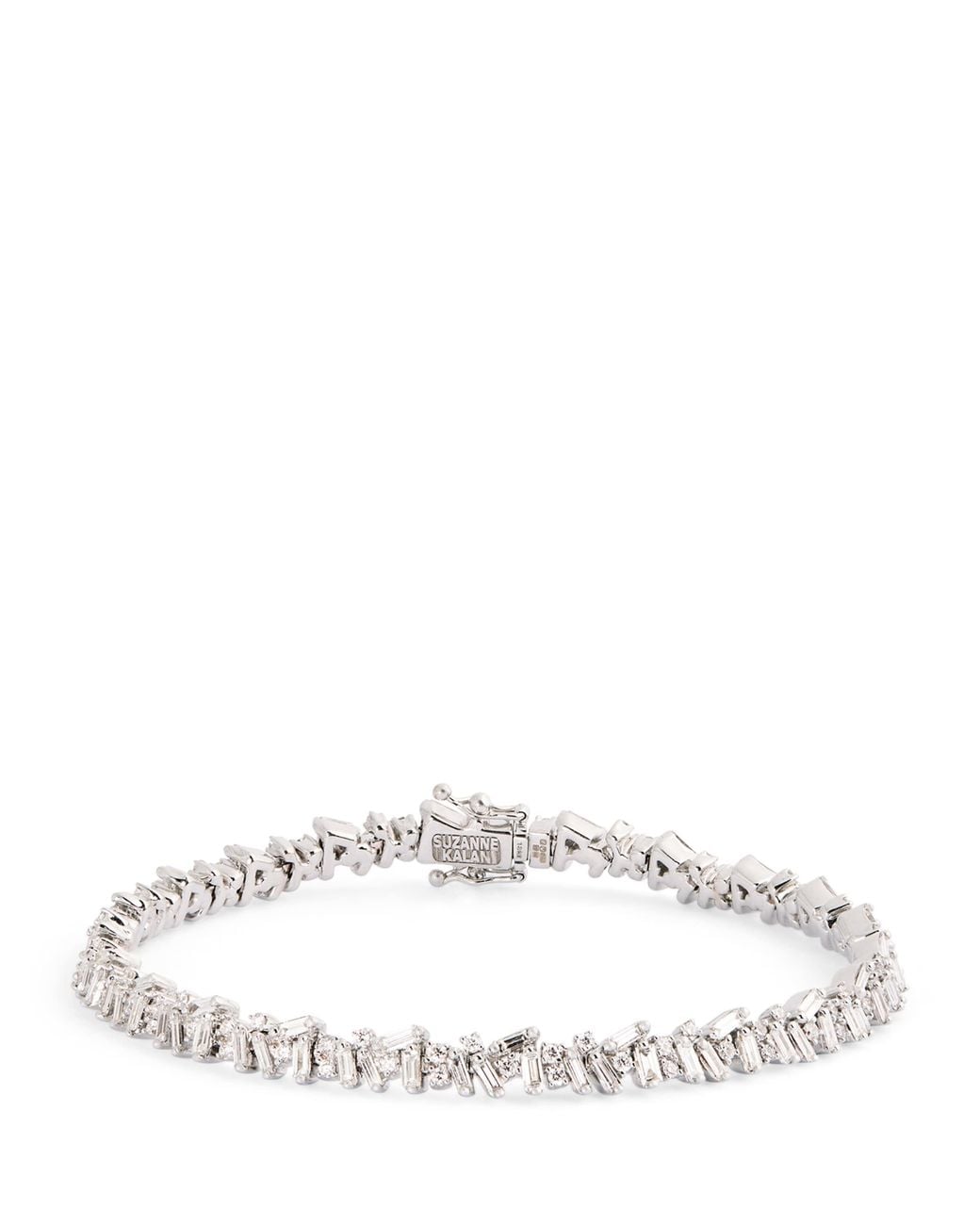 Suzanne Kalan White And Diamond Classic Icon Tennis Bracelet