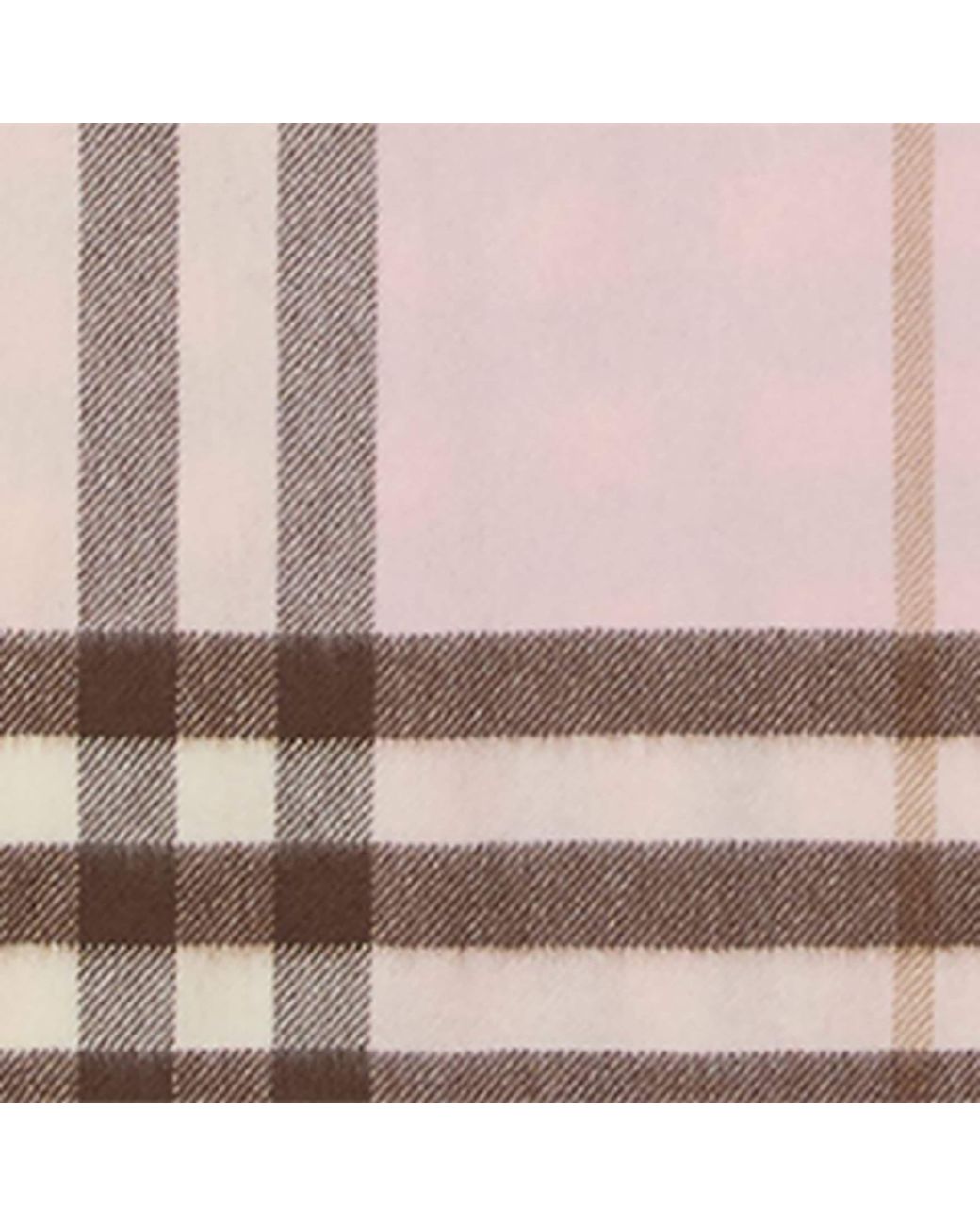 Burberry Pink Cashmere Check Scarf
