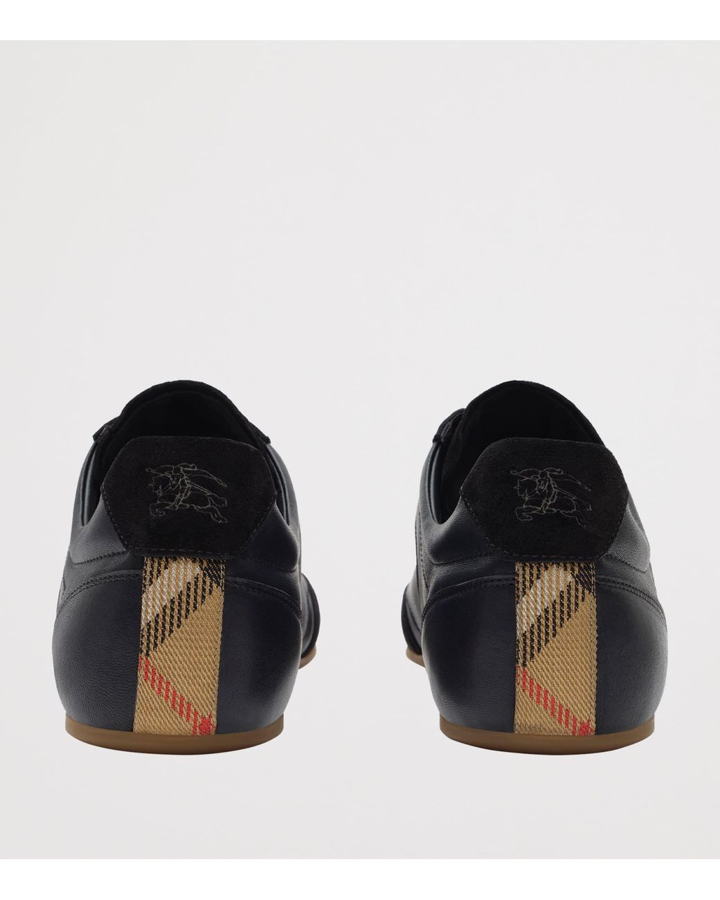 Burberry Blue Leather Knight Runner Sneakers for men