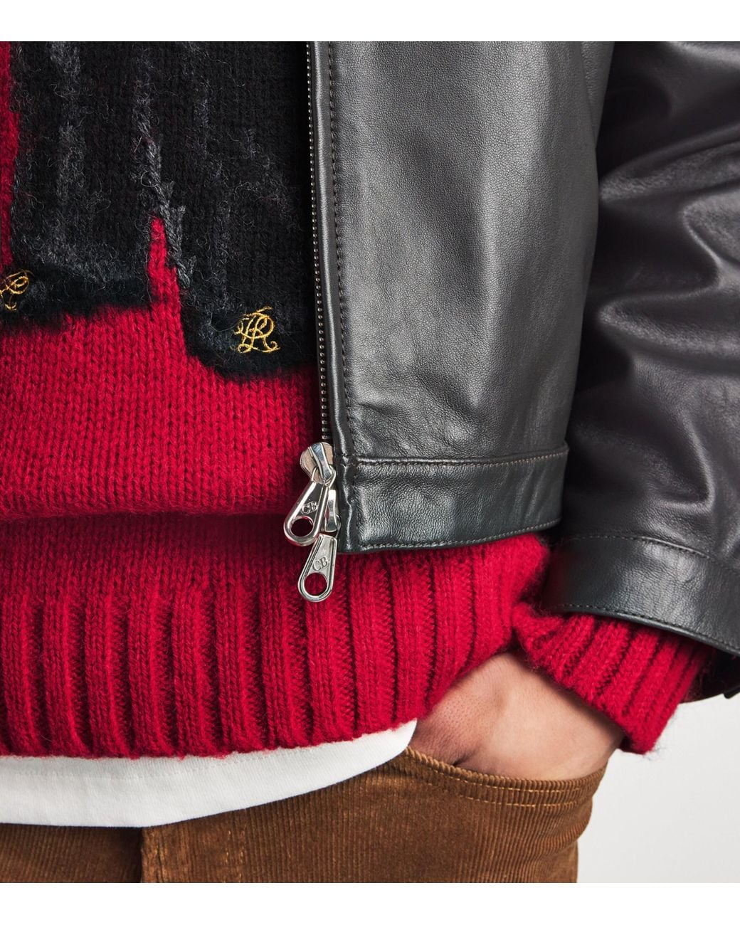Polo Ralph Lauren Pink Wool Martini Bear Sweater for men