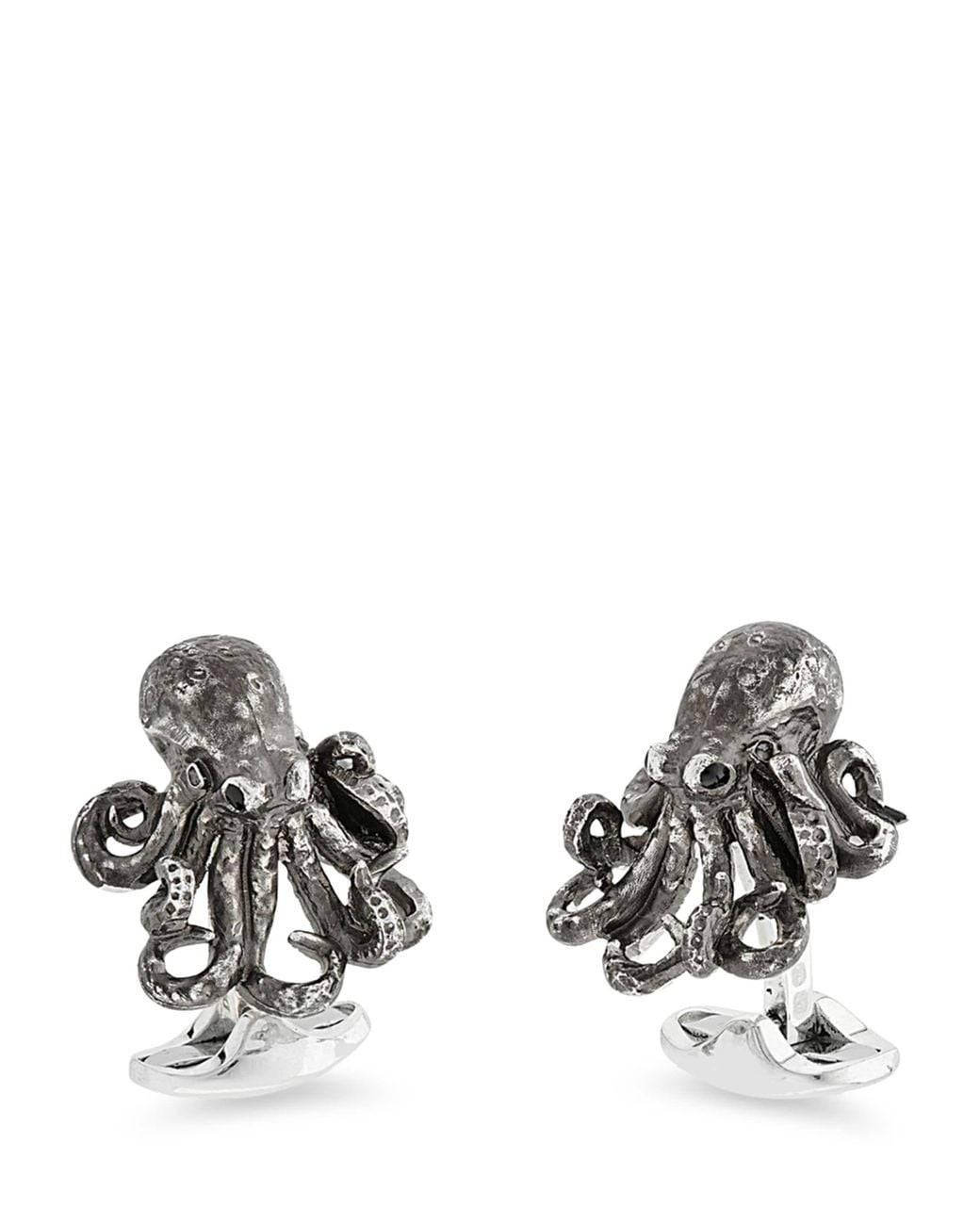 Deakin & Francis Metallic Sterling Octopus Cufflinks for men