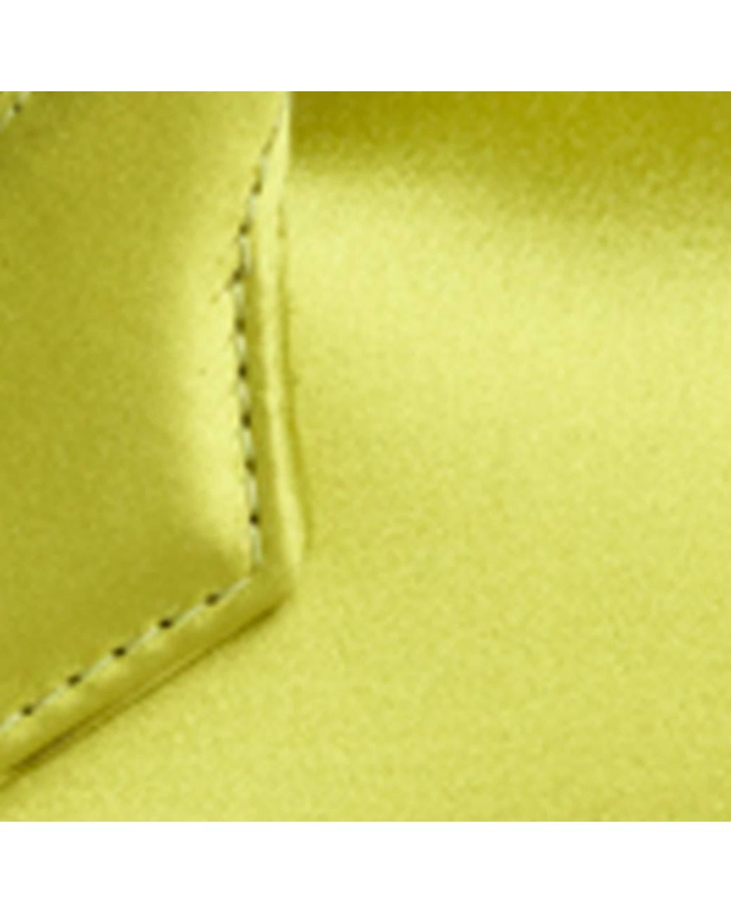 Alaïa Yellow Small Satin Le Teckel Shoulder Bag