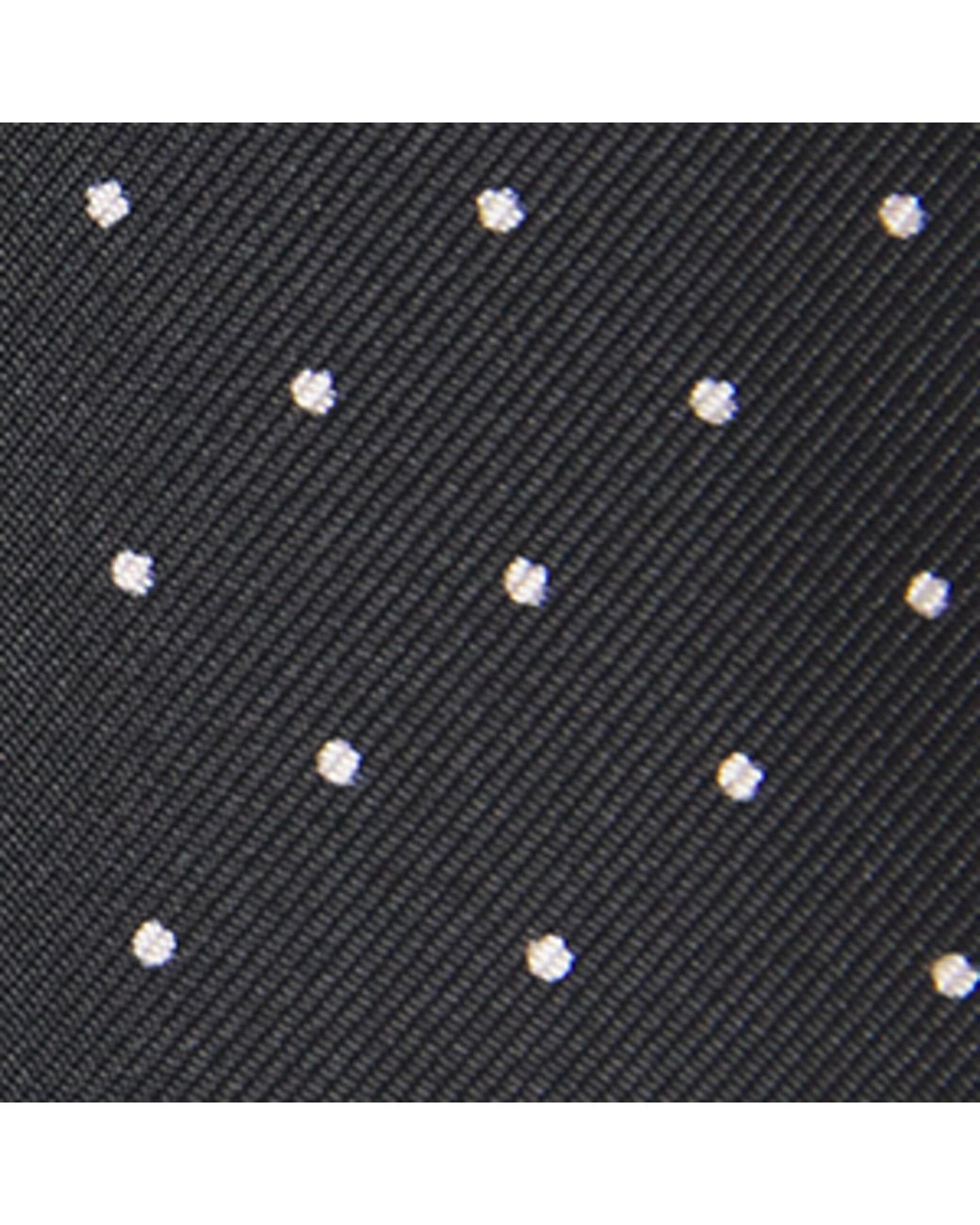 Tom Ford Black Silk Polka-Dot Scarf for men