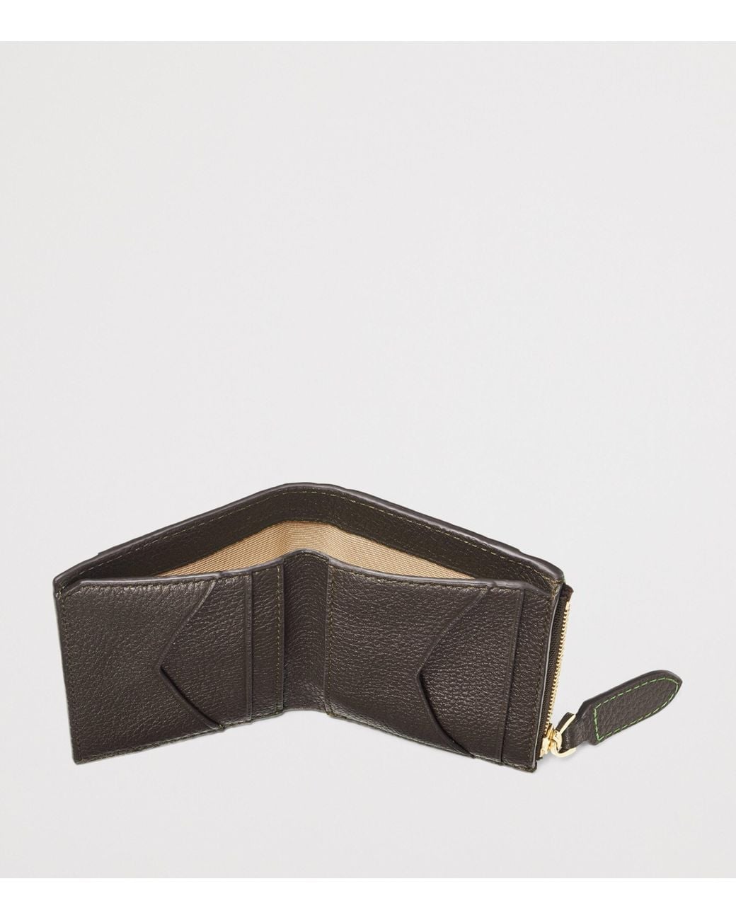 Aspinal Black Leather Card Holder