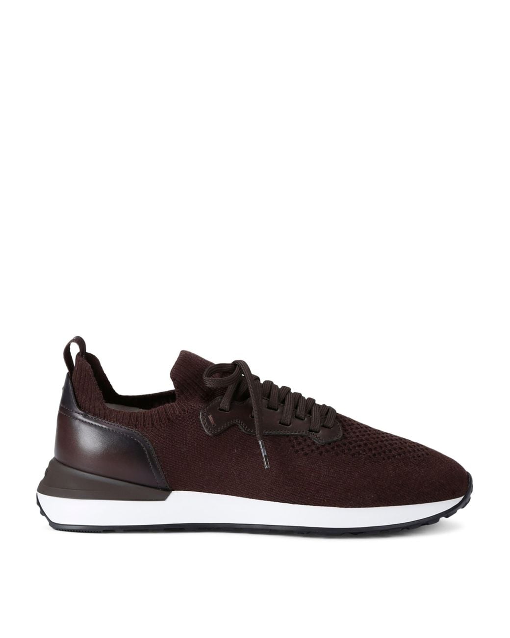 Magnanni Shoes Brown Stratus Lyteknit Sneakers for men