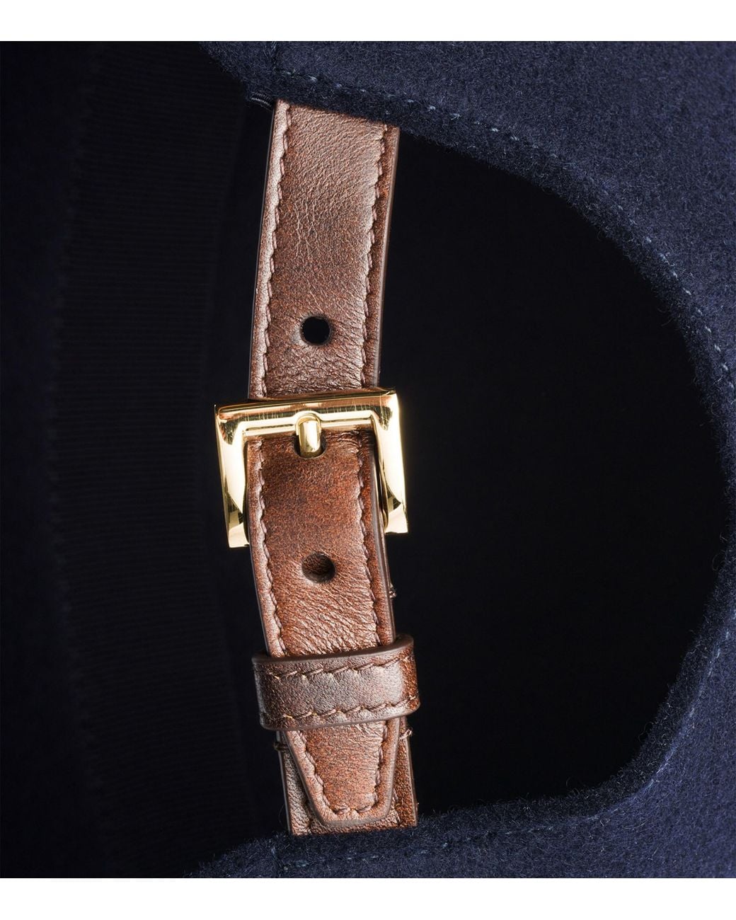 Prada Blue Fleece Wool Cloche Hat