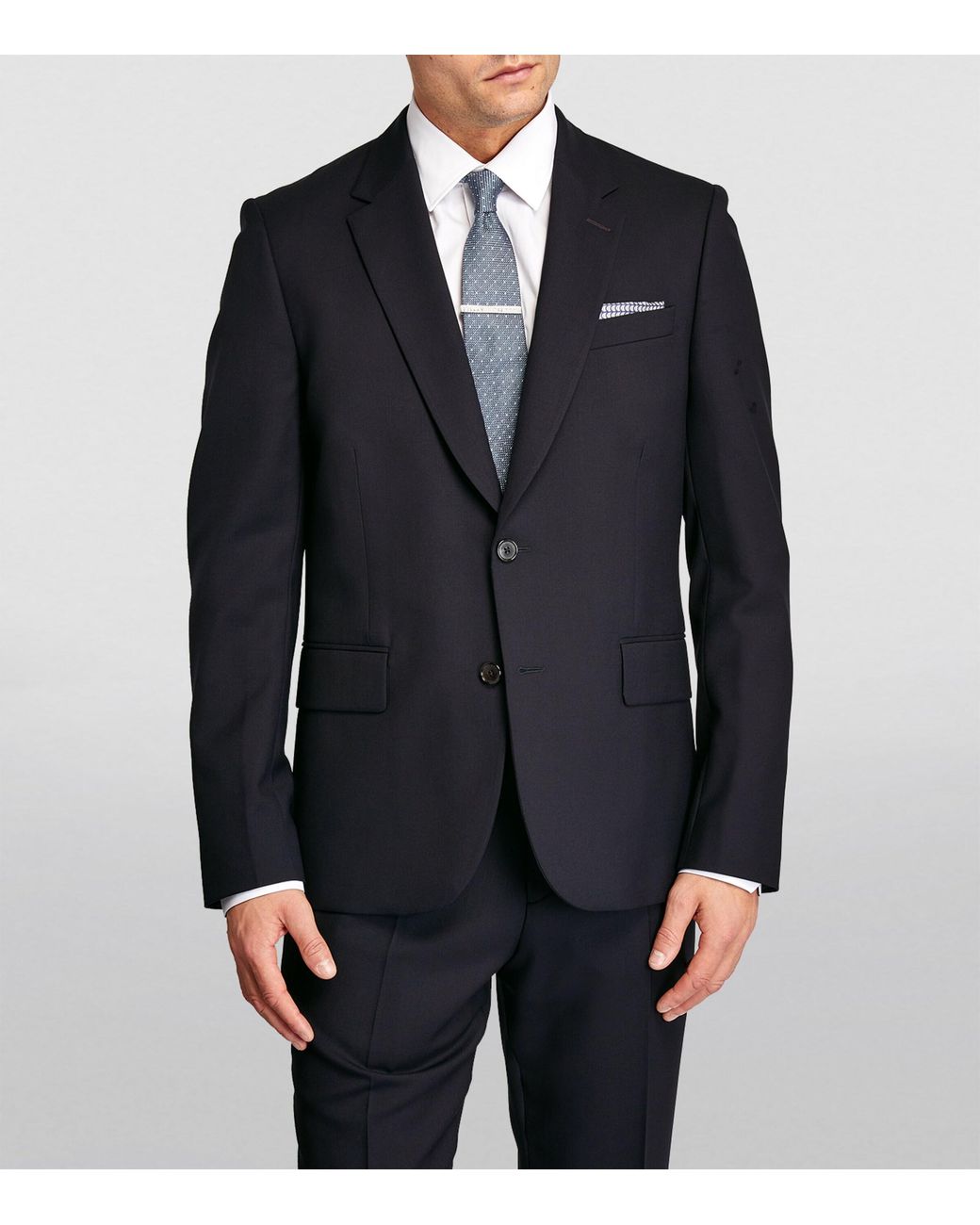 Paul Smith Blue Wool 2-Piece Suit for men