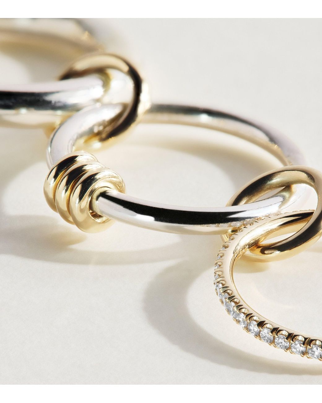 Spinelli Kilcollin Metallic Sterling, And Diamond Aries Ring