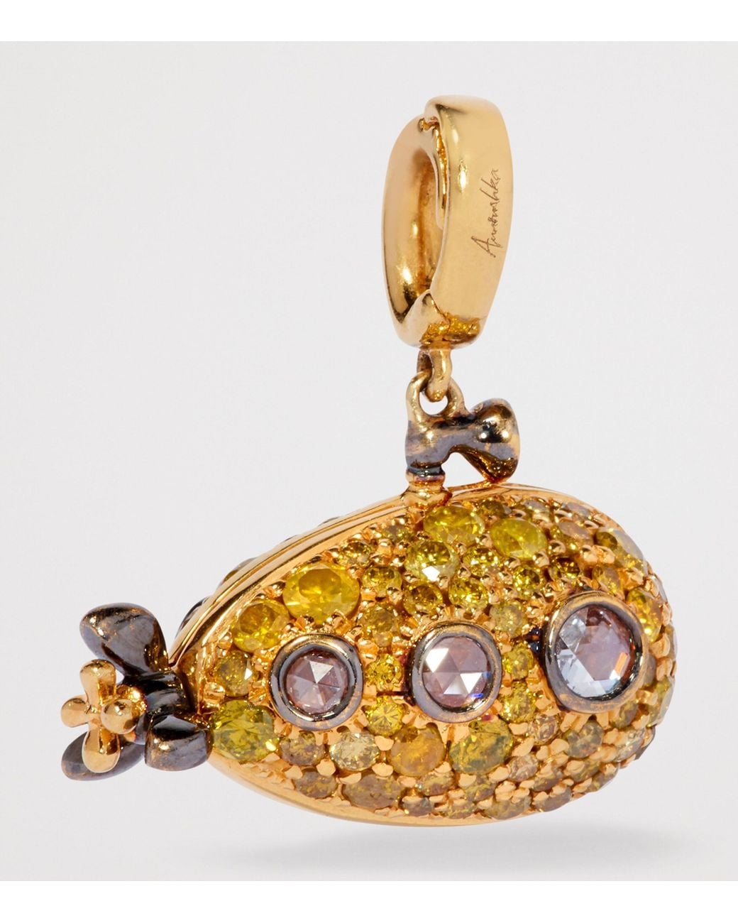 Annoushka Metallic And Diamond Submarine Charm Pendant
