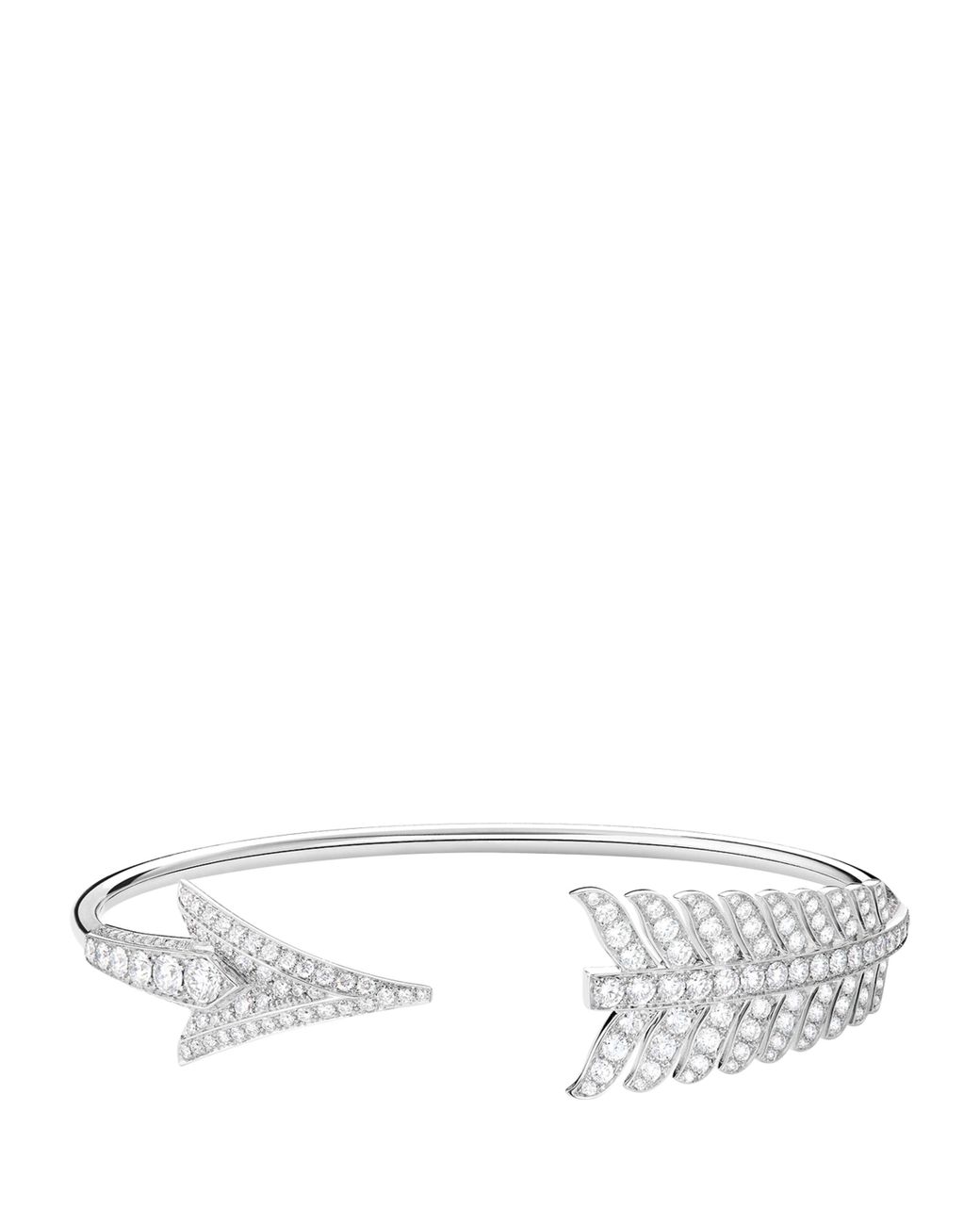 Boucheron White And Diamond Nature Triomphante Flèche Bracelet