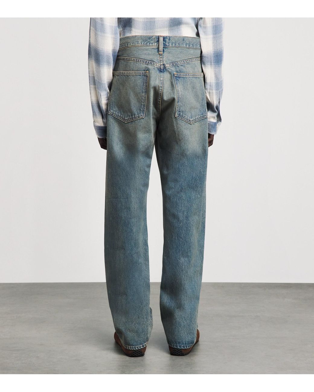 Agolde Blue 90's Straight Jeans for men