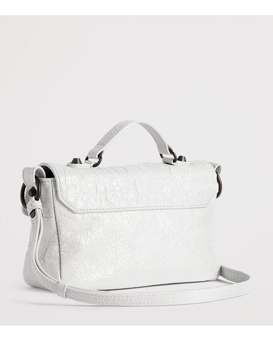 Balenciaga Natural Nano Leather Le City Top-Handle Bag