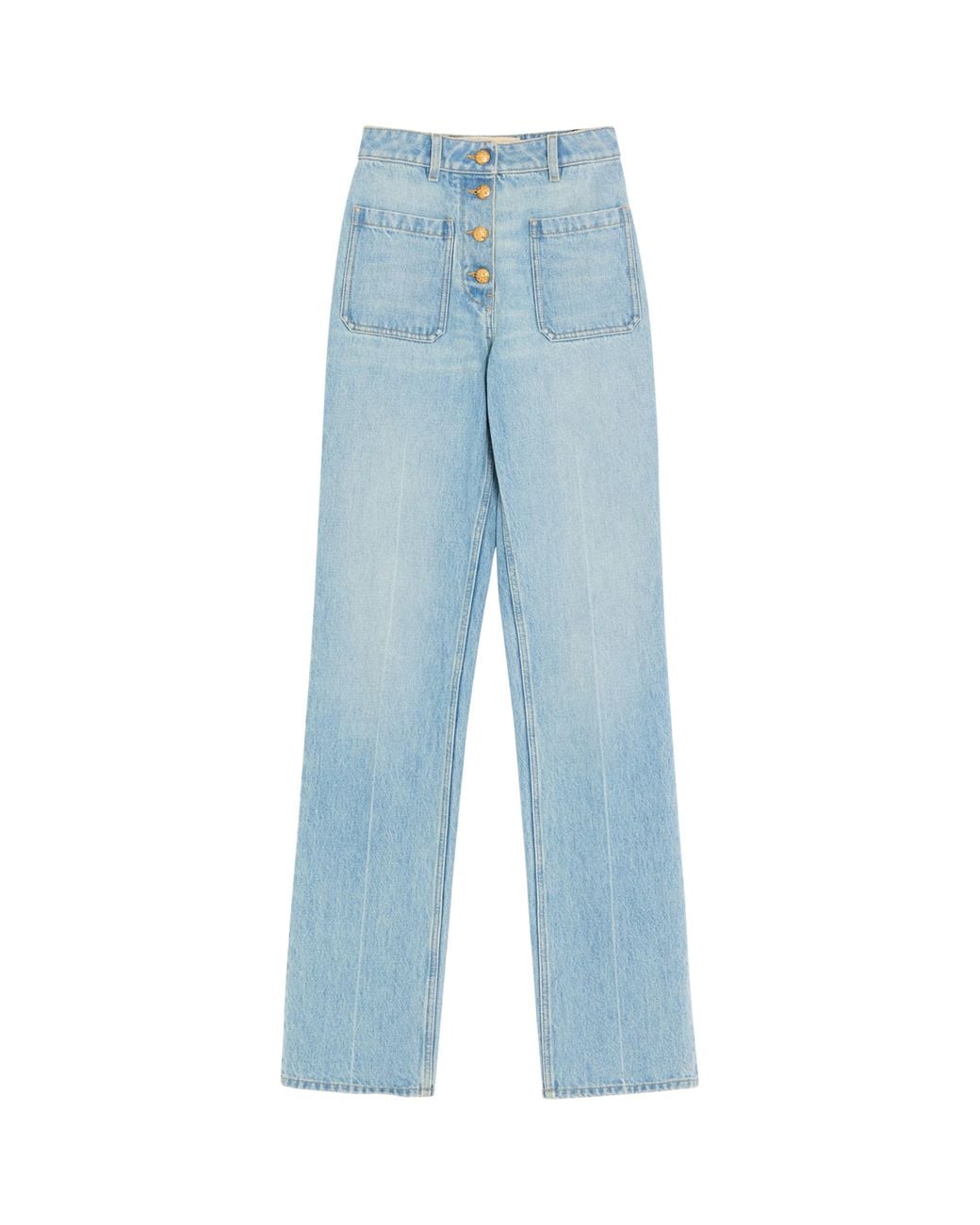 Valentino Blue Straight Leg Jeans