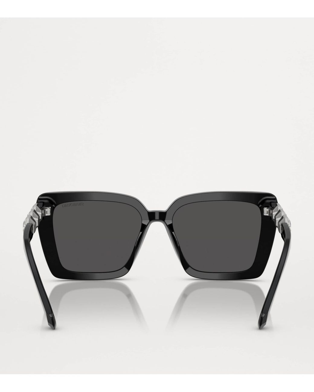 Swarovski Black Acetate Sk6032 Sunglasses