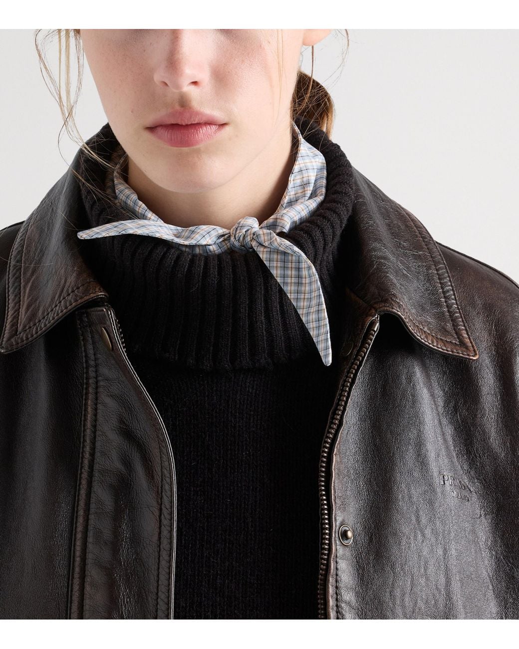 Prada Black Re-Cashmere Rollneck Sweater