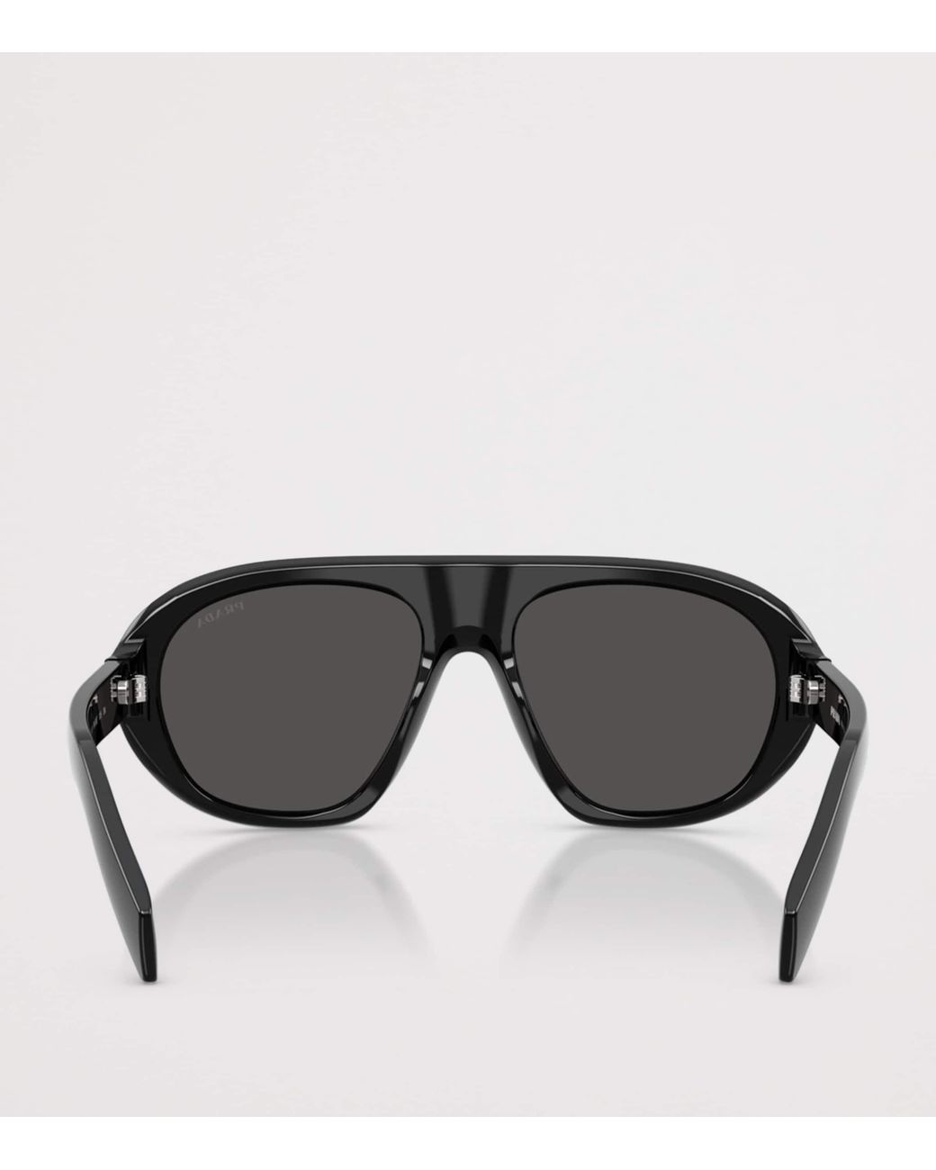 Prada Black Acetate Oversized Sunglasses