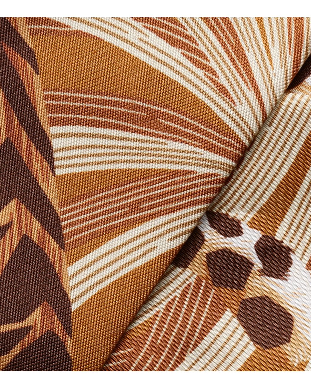 Cartier White Silk Panthère And Tigre Scarf