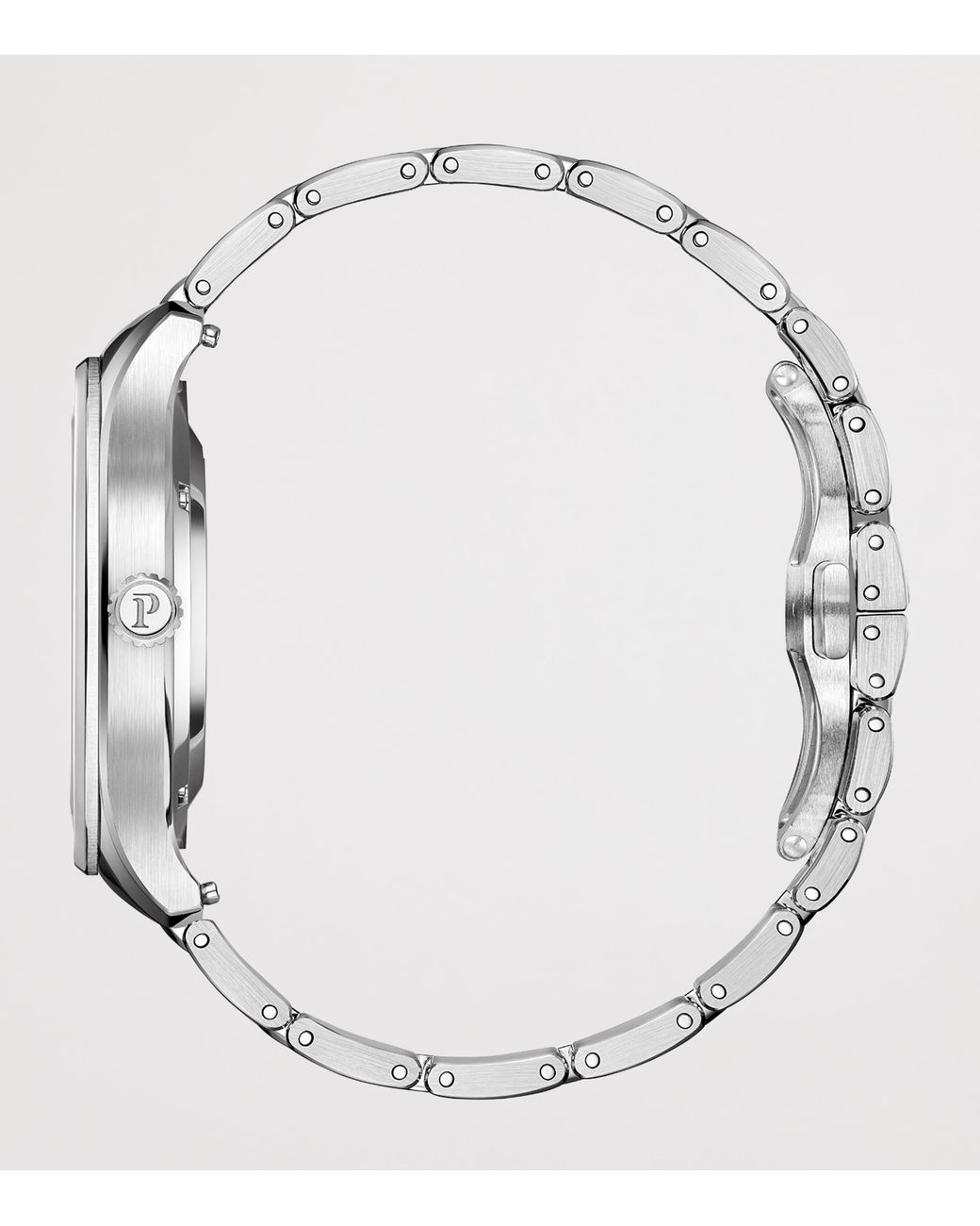 Piaget Blue Stainless Steel And Diamond Polo Date Watch