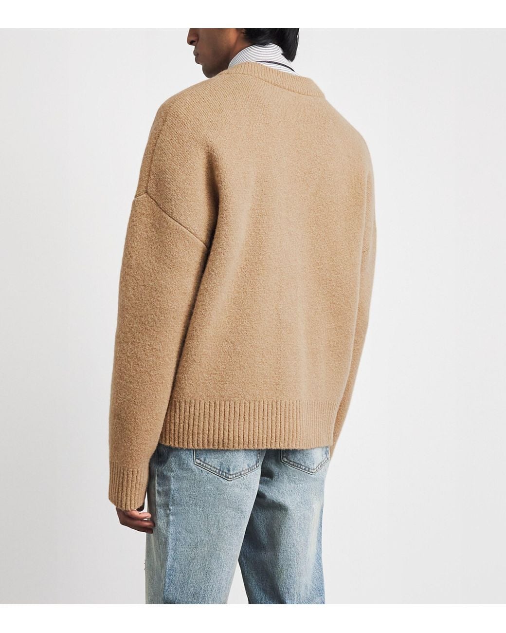 AMI Natural Ami De Coeur Cardigan for men
