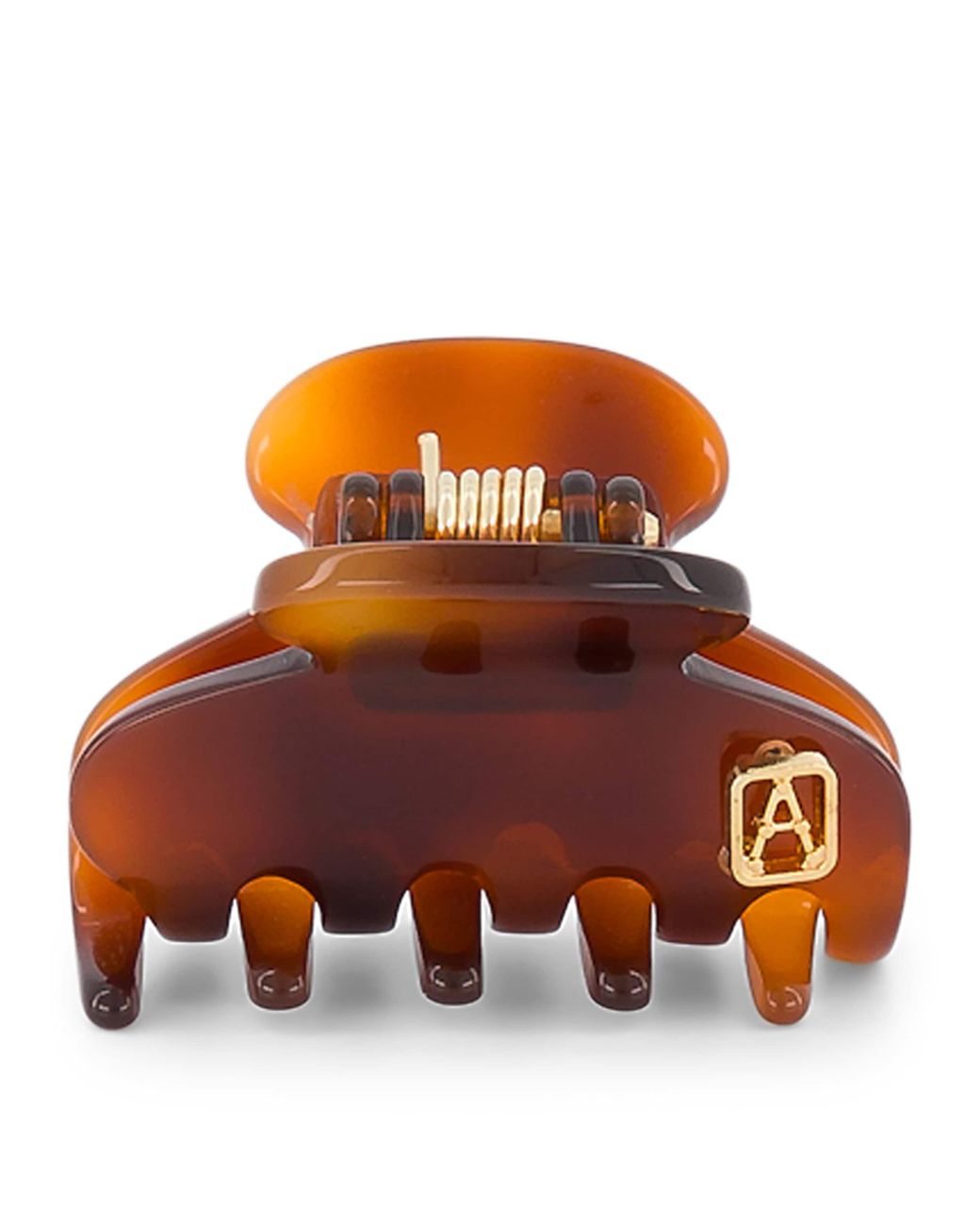Alexandre De Paris Orange Timeless Saint Germain Claw Hair Clip