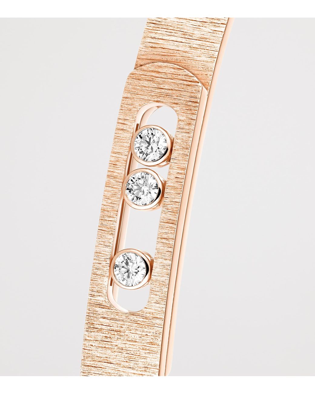 Messika Natural Move Noa Diamond And Chiselled Bangle
